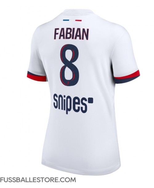 Günstige Paris Saint-Germain Fabian Ruiz #8 Auswärtstrikot Damen 2025-26 Kurzarm Günstige Paris Saint-Germain Fabian Ruiz #8 Auswärtstrikot Damen 2025-26 Kurzarm